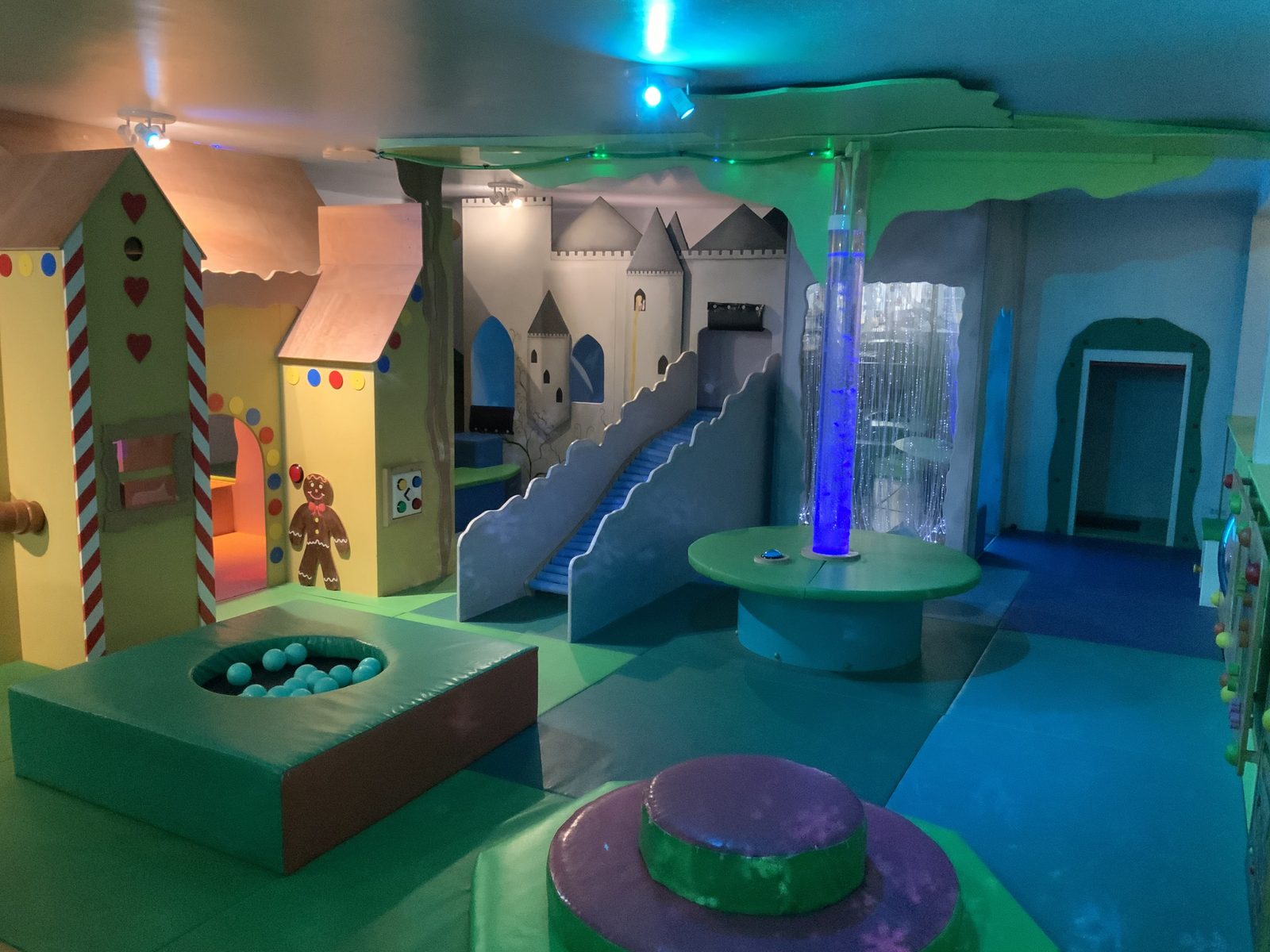 The indoor play village at Hocus Pocus Play